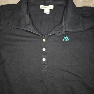 Aeropostale Dark Navy Polo with Teal Embroidery